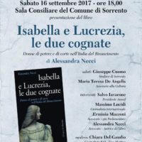 16 settembre Presentazione Isaella e Lucrezia, le due cognate